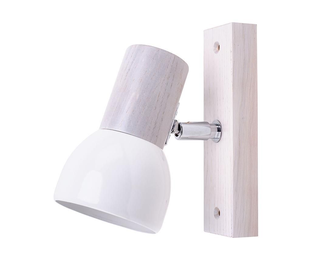 Aplica Britop Lighting, Svenda Vintage White, lemn de stejar, 18x9x15 cm - BRITOP Lighting, Alb