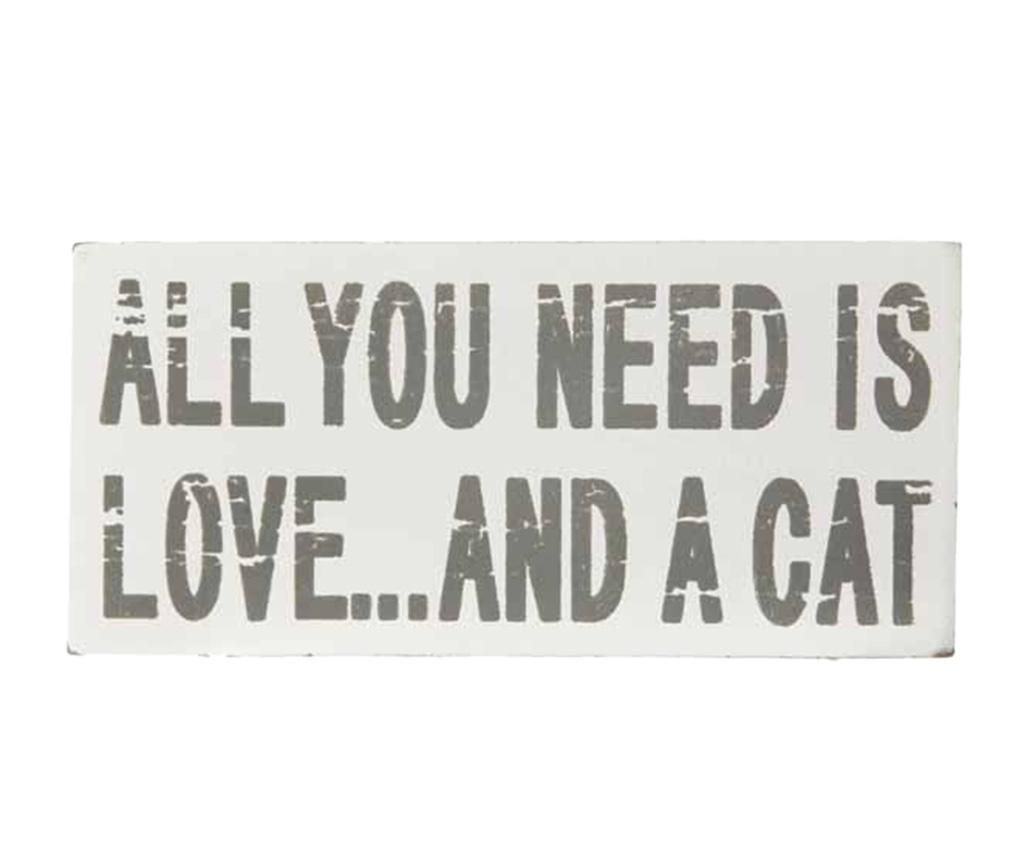 Decoratiune Love & A Cat