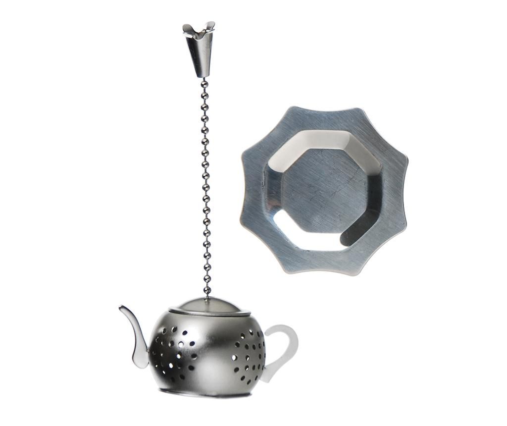 Infuzor cu suport Teapot – Excelsa, Gri & Argintiu Excelsa