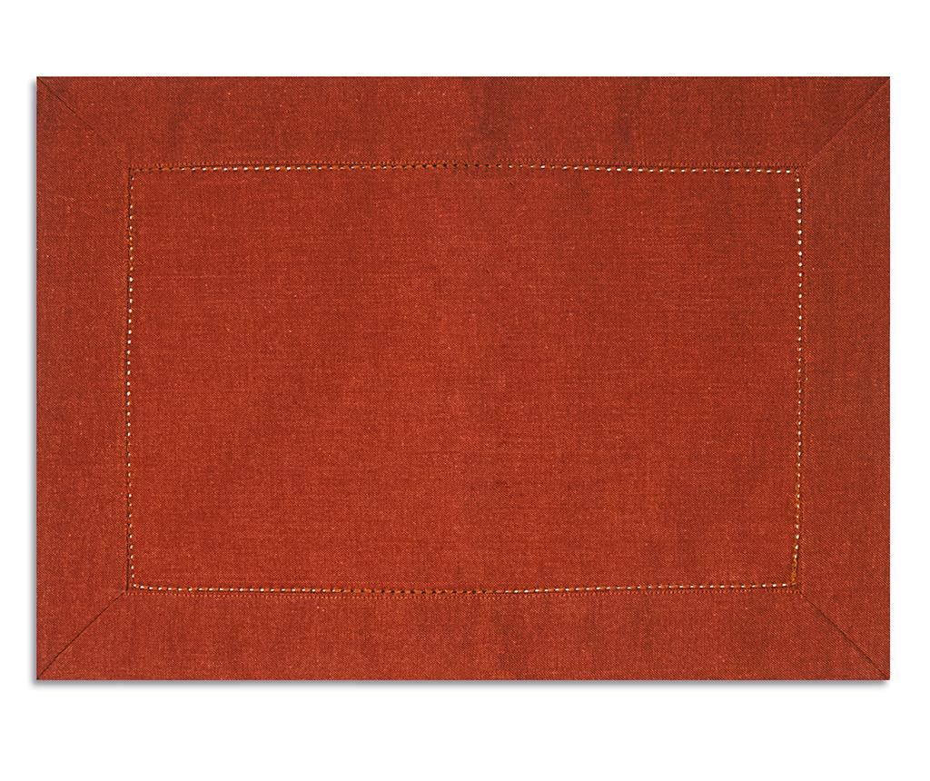 Suport farfurie Excelsa, Cottage Red, bumbac, 33×48 cm, rosu – Excelsa, Rosu Excelsa