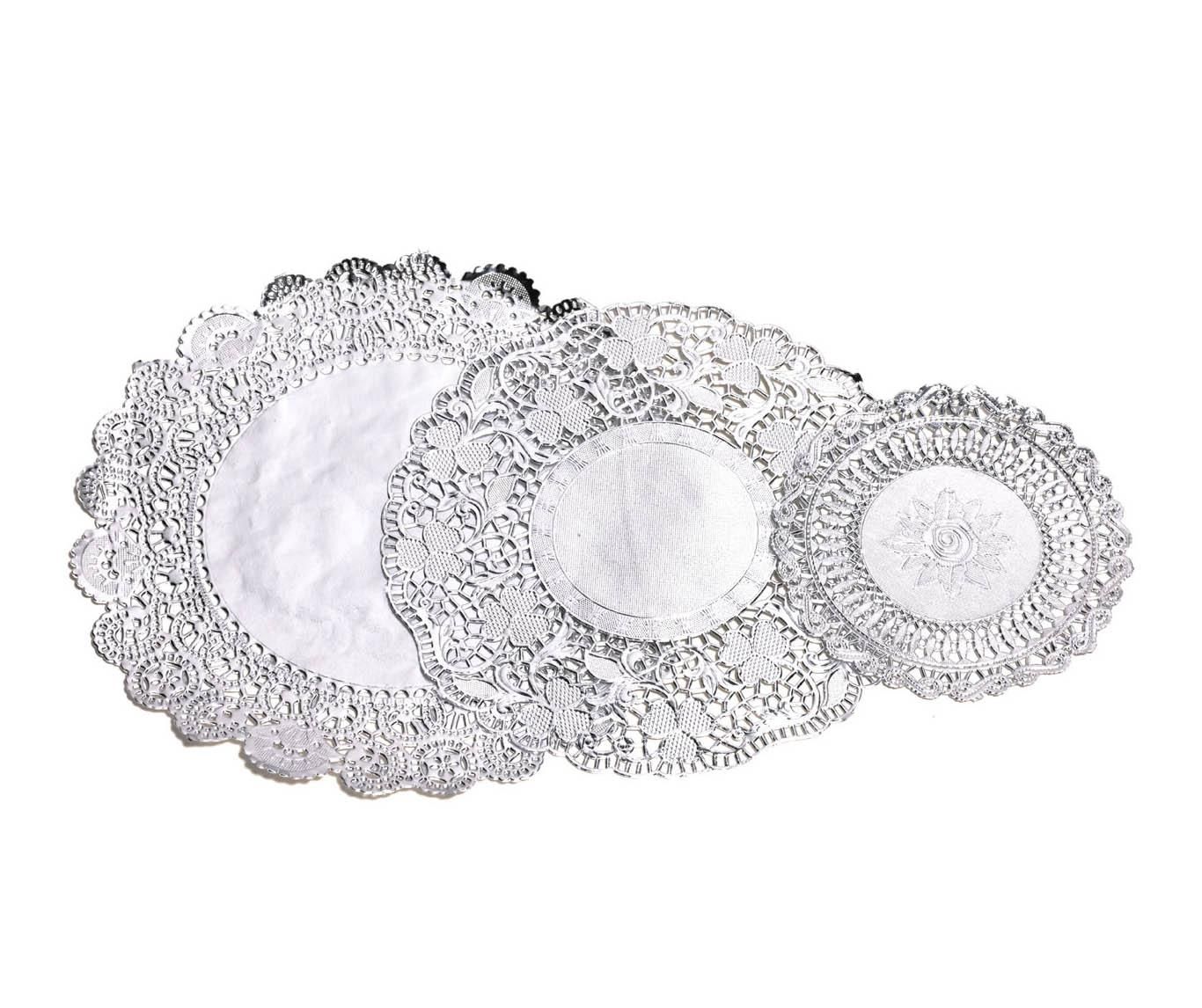 Set 24 servetele decorative Silver