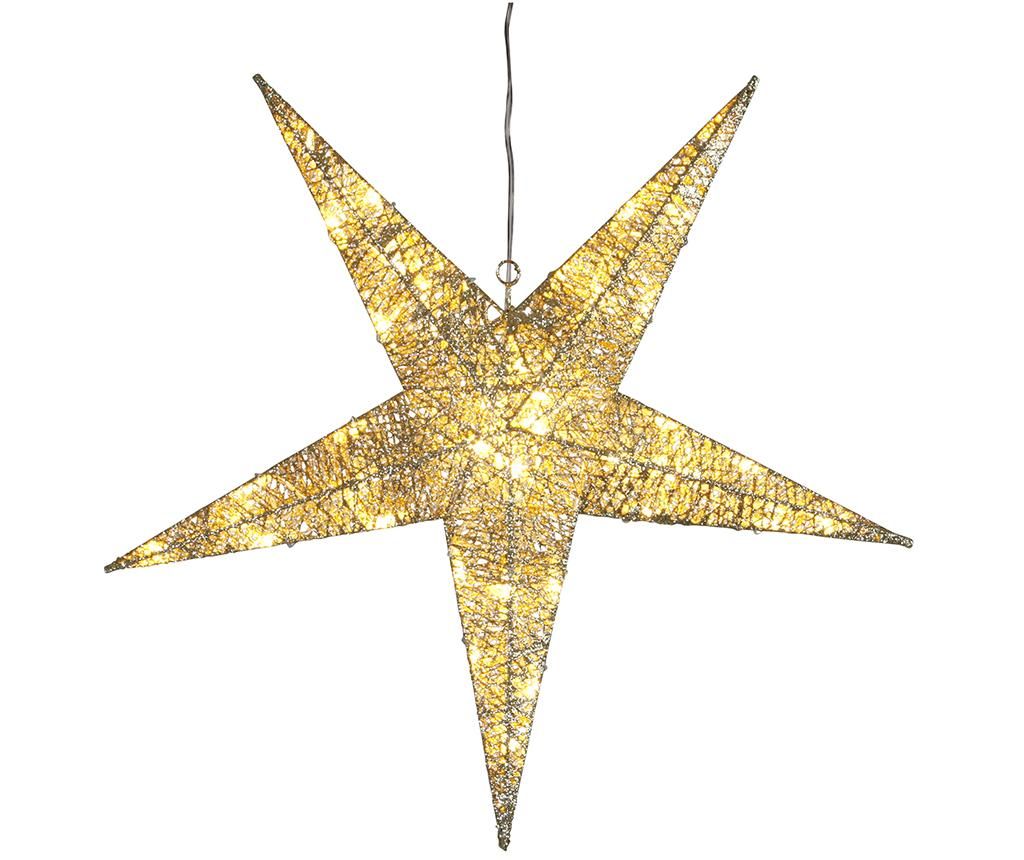 Decoratiune suspendabila luminoasa pentru exterior Gold Star