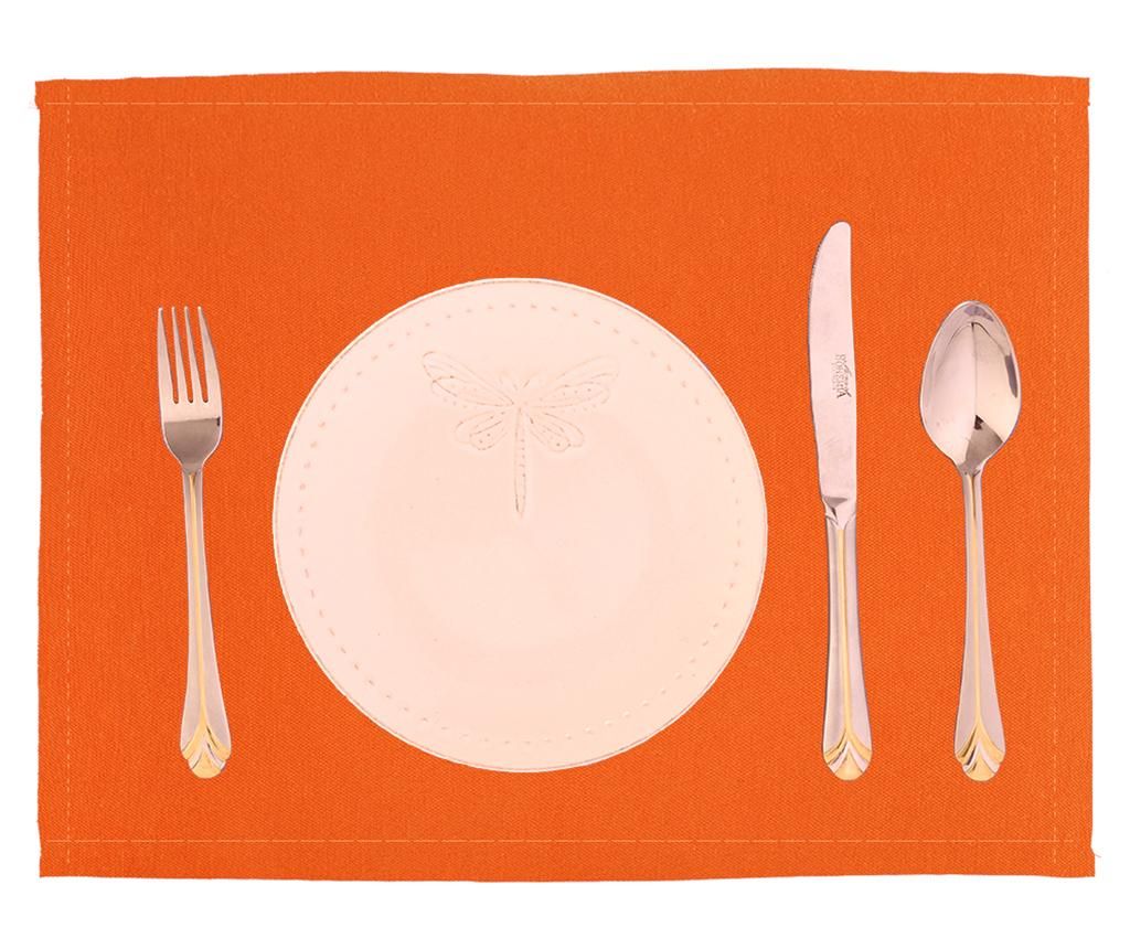 Set 2 suporturi farfurii Plane Orange 33x45 cm