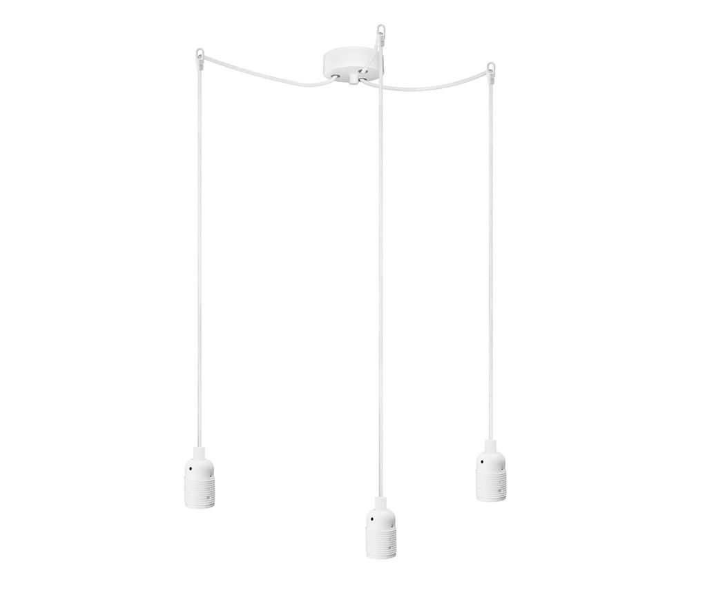 Lustra Long Uno Three White - Bulb Attack, Alb