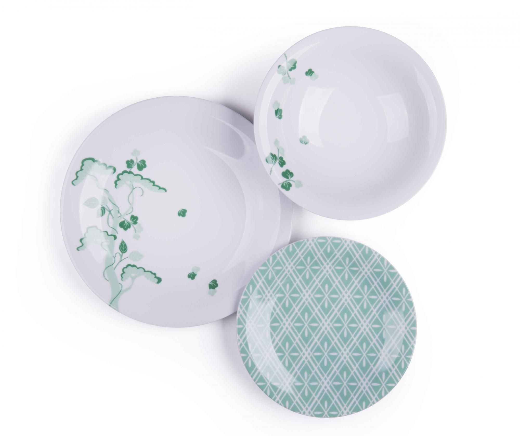 Set de masa 18 piese Magatama Green