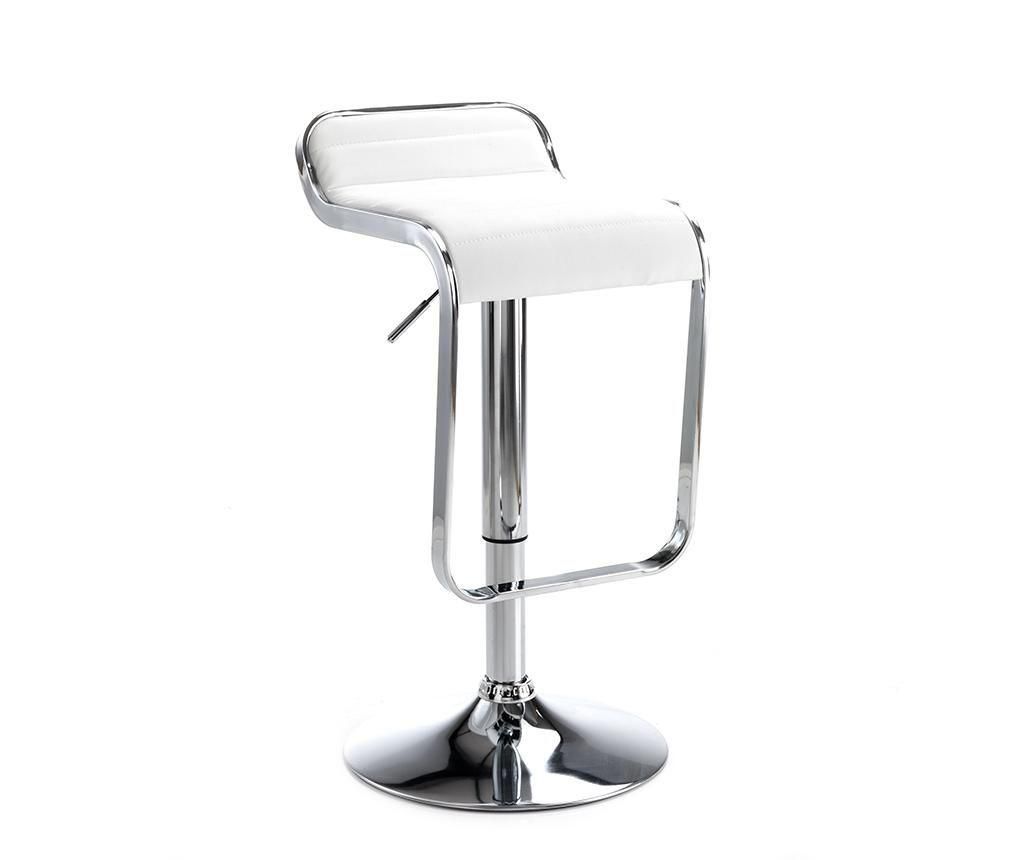 Scaun de bar Snappy White - Tomasucci, Alb