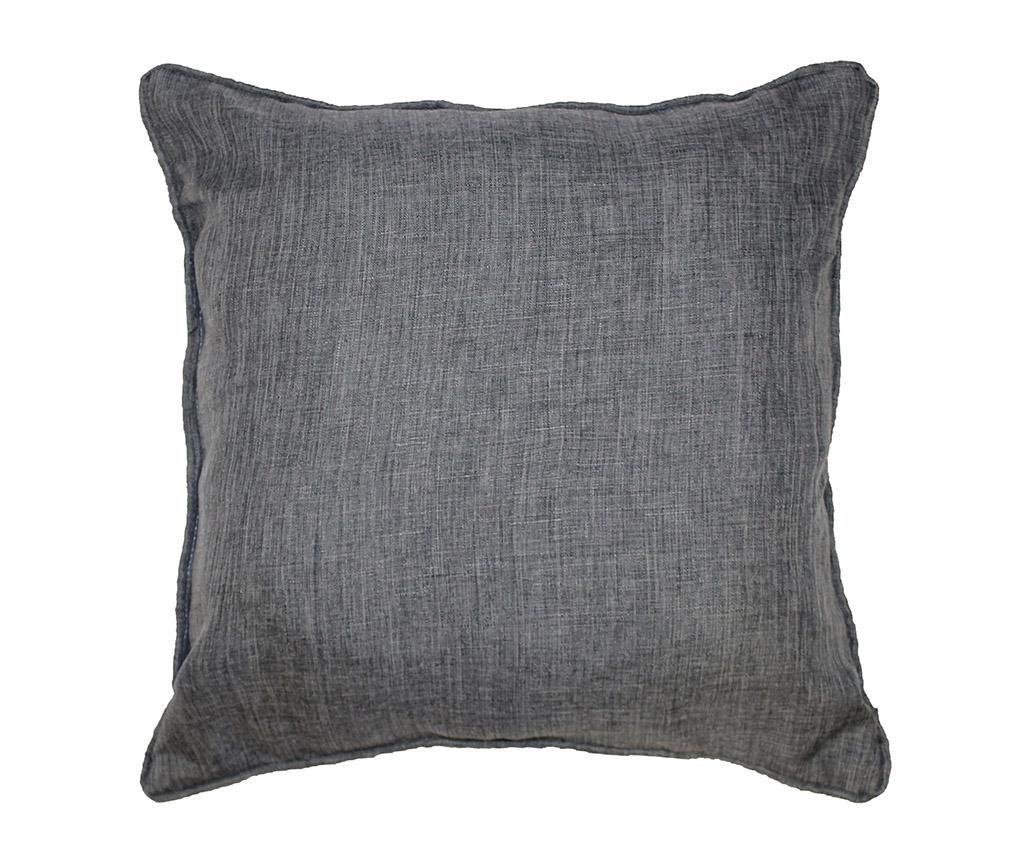 Perna decorativa Chambray Dark Grey 40×40 cm – L3C, Gri & Argintiu L3C