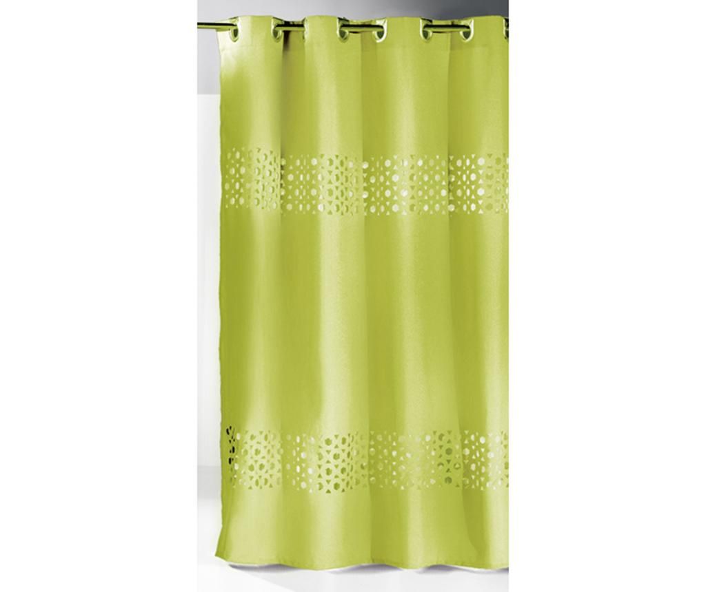 Perdea de dus Double Lime 180x180 cm - Guy Laroche Home, Verde