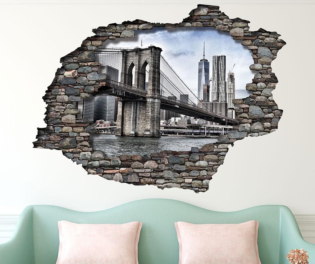 Sticker 3D Brooklyn Bridge