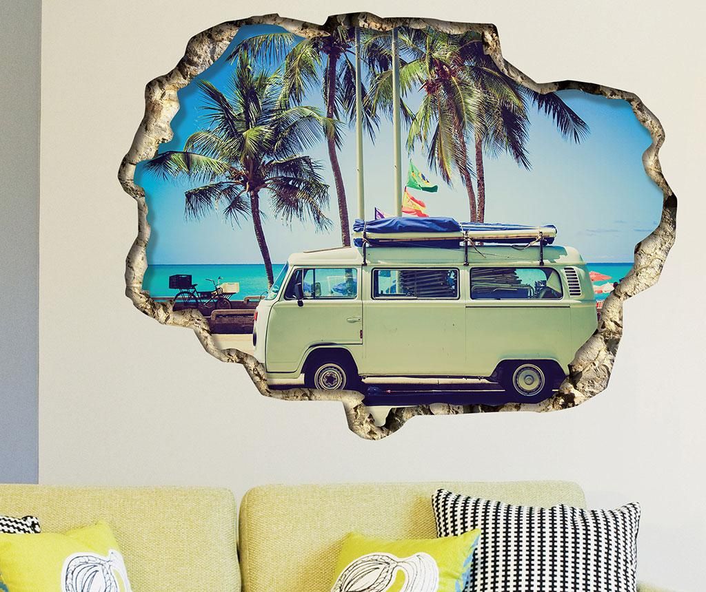 Sticker 3D Camper Van - BeeStick, Multicolor