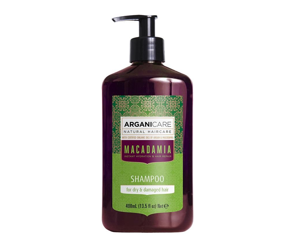 Sampon pentru par uscat si deteriorat Macadamia 400 ml – Arganicare, Maro