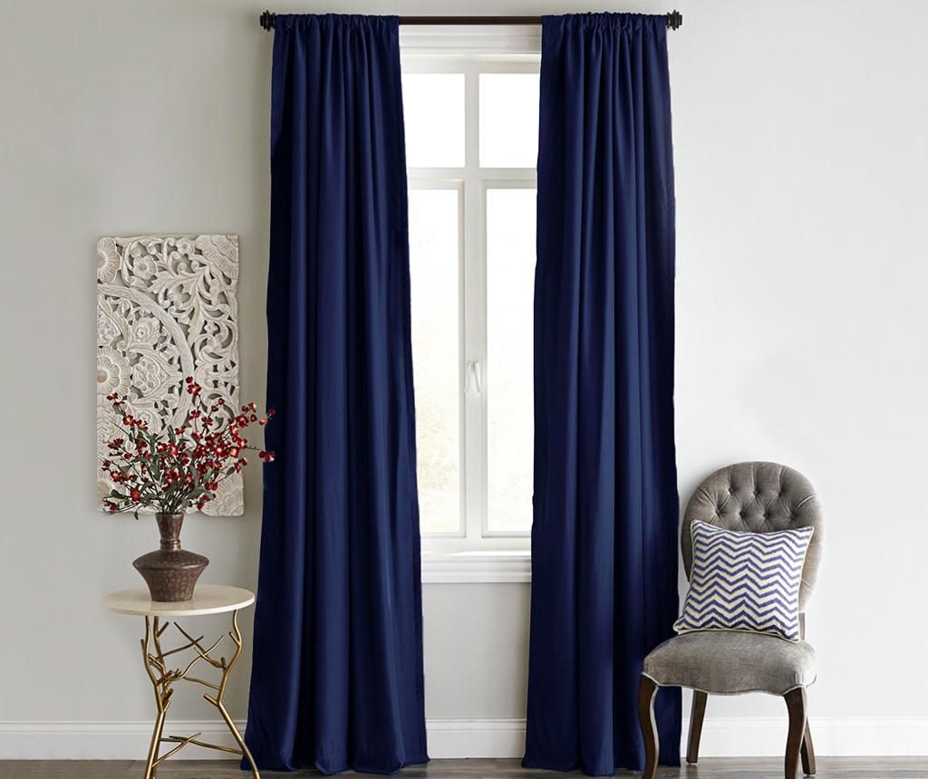 Draperie Daisy Dark Blue 140x240 cm