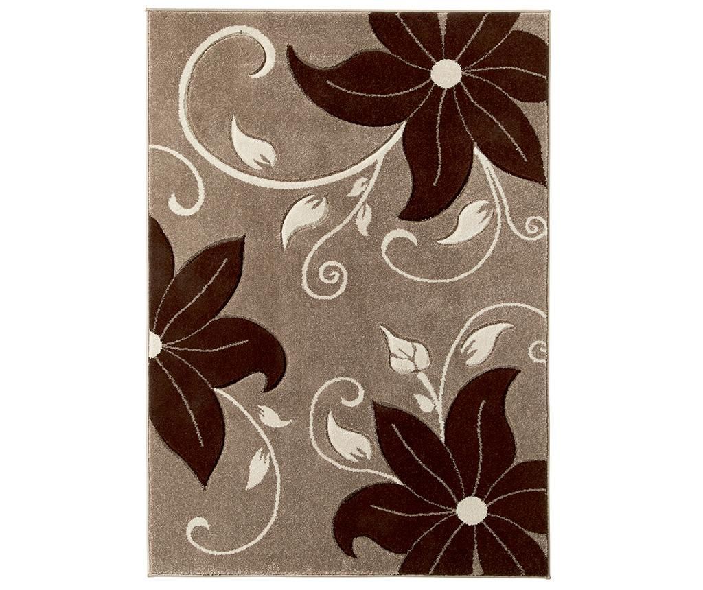 Covor Verona Flower Beige and Brown 60x225 cm - Think Rugs, Crem,Maro