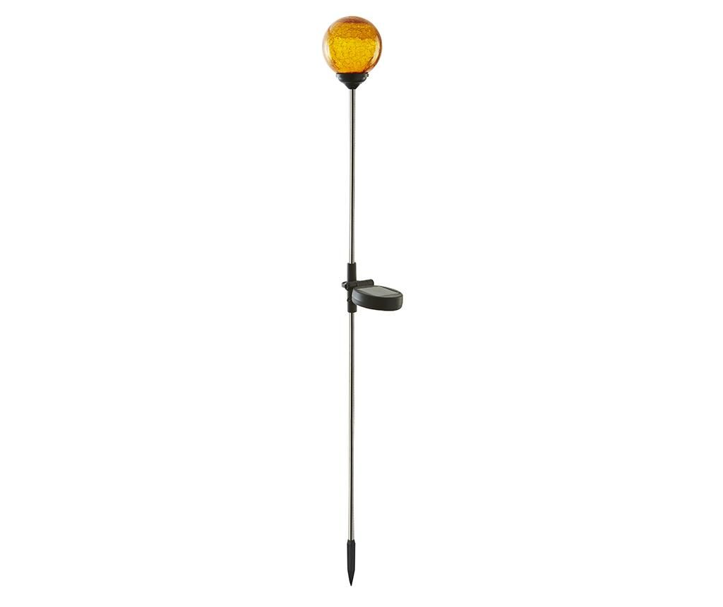 Lampa solara Roma Orange Stick - Best Season, Gri & Argintiu,Portocaliu