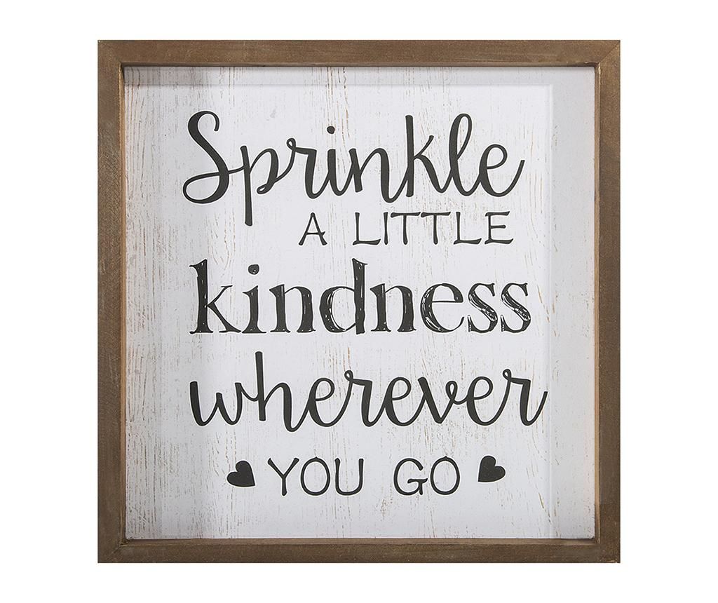 Tablou Sprinkle Kindness 32x32 cm - Eurofirany, Multicolor