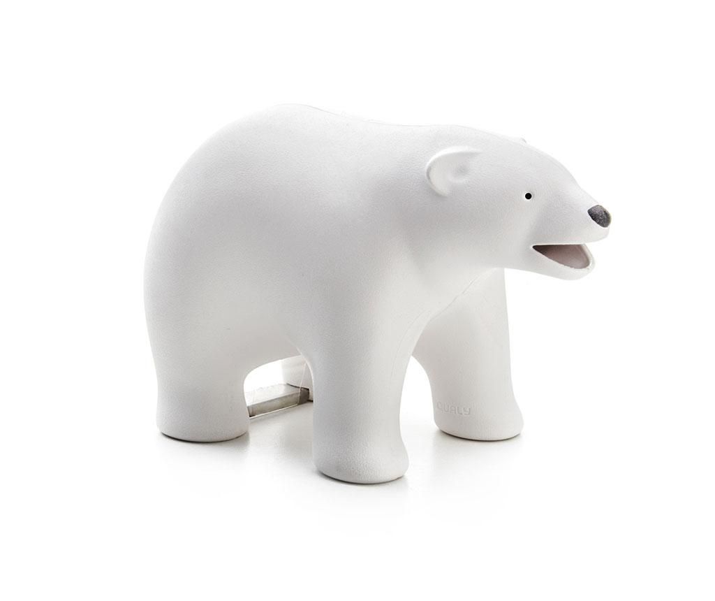 Suport pentru scotch si agrafe de birou Polar Bear White - Qualy, Alb