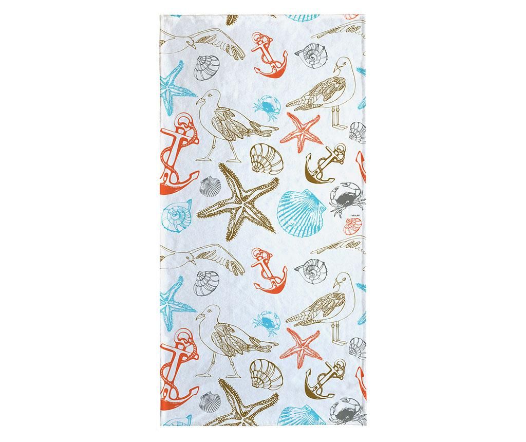 Prosop de plaja Little Anchor 80x155 cm