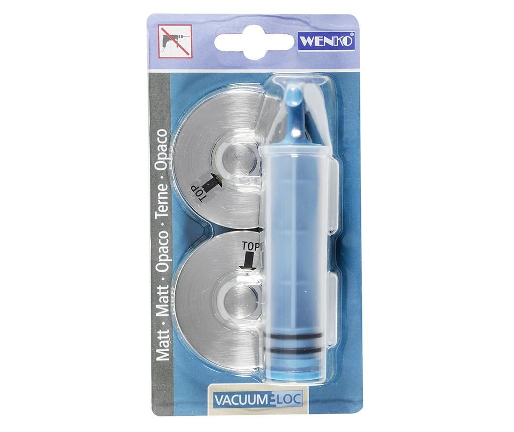 Set 2 ventuze si pompa pentru fixare Wenko, Vacuum-Loc, plastic ABS – Wenko, Albastru vivre.ro imagine 2022