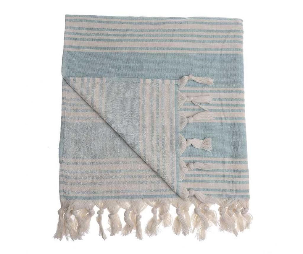Prosop de baie Pestemal Turquoise Fringes – inart