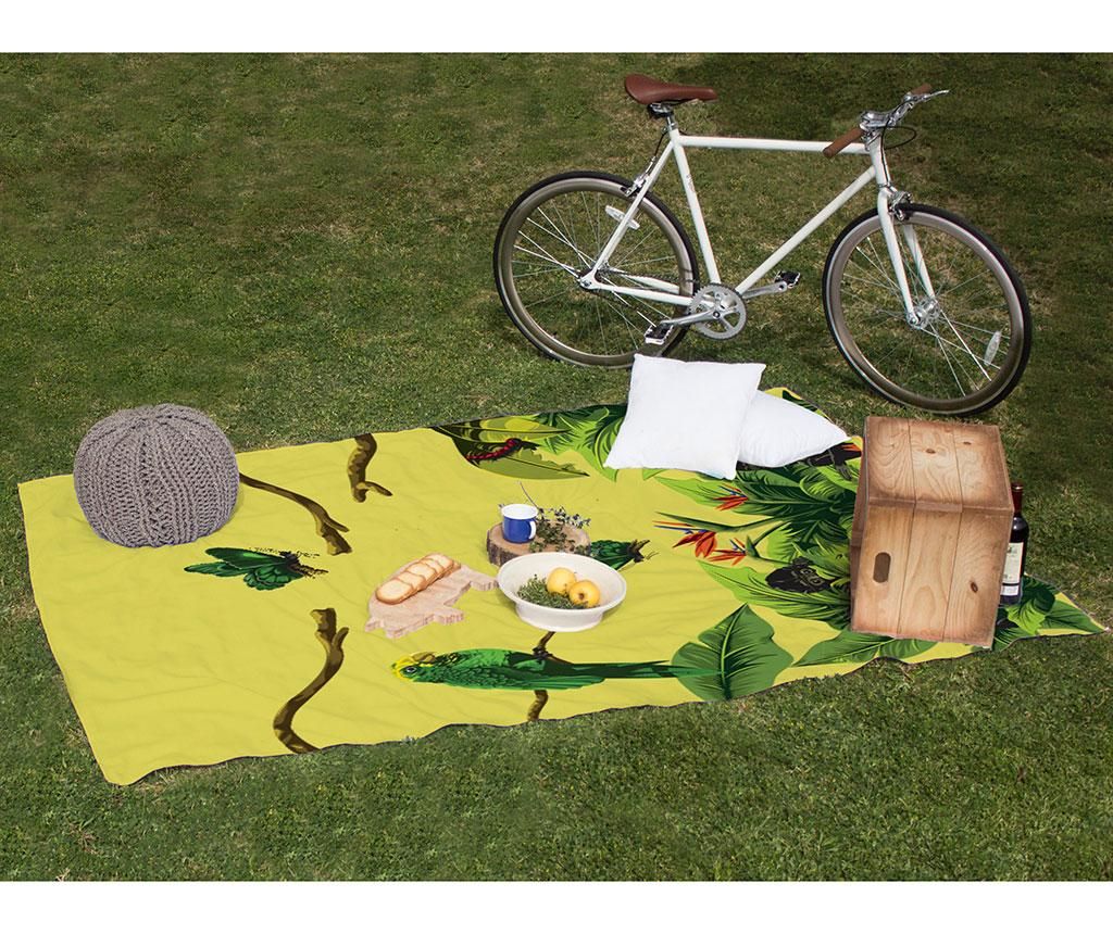 Patura pentru picnic Tropical 140×170 cm – Frida Kahlo