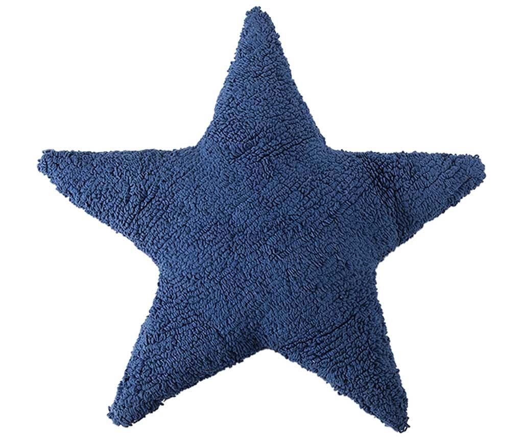 Perna decorativa Star Navy Blue 54x54 cm