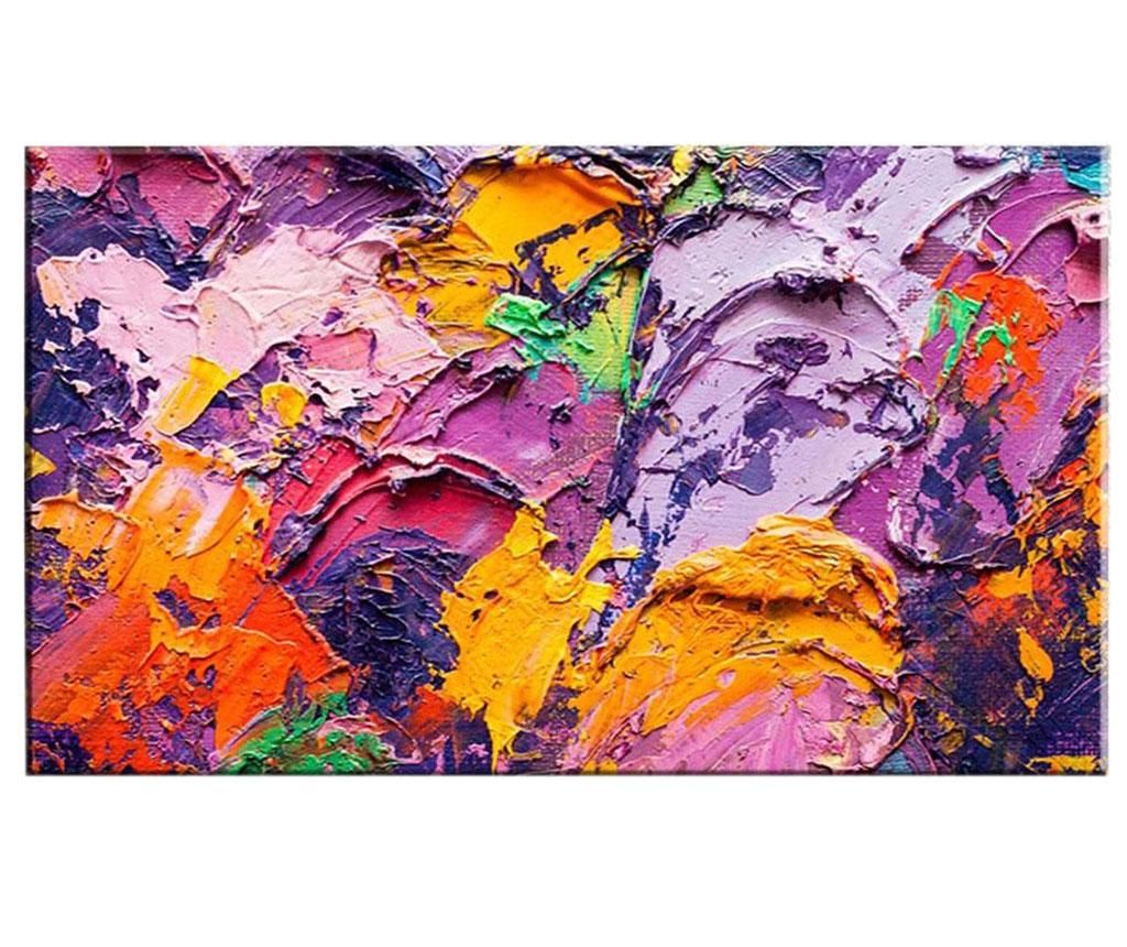 Tablou Colorful Strokes 100×140 cm – Tablo Center, Mov,Multicolor