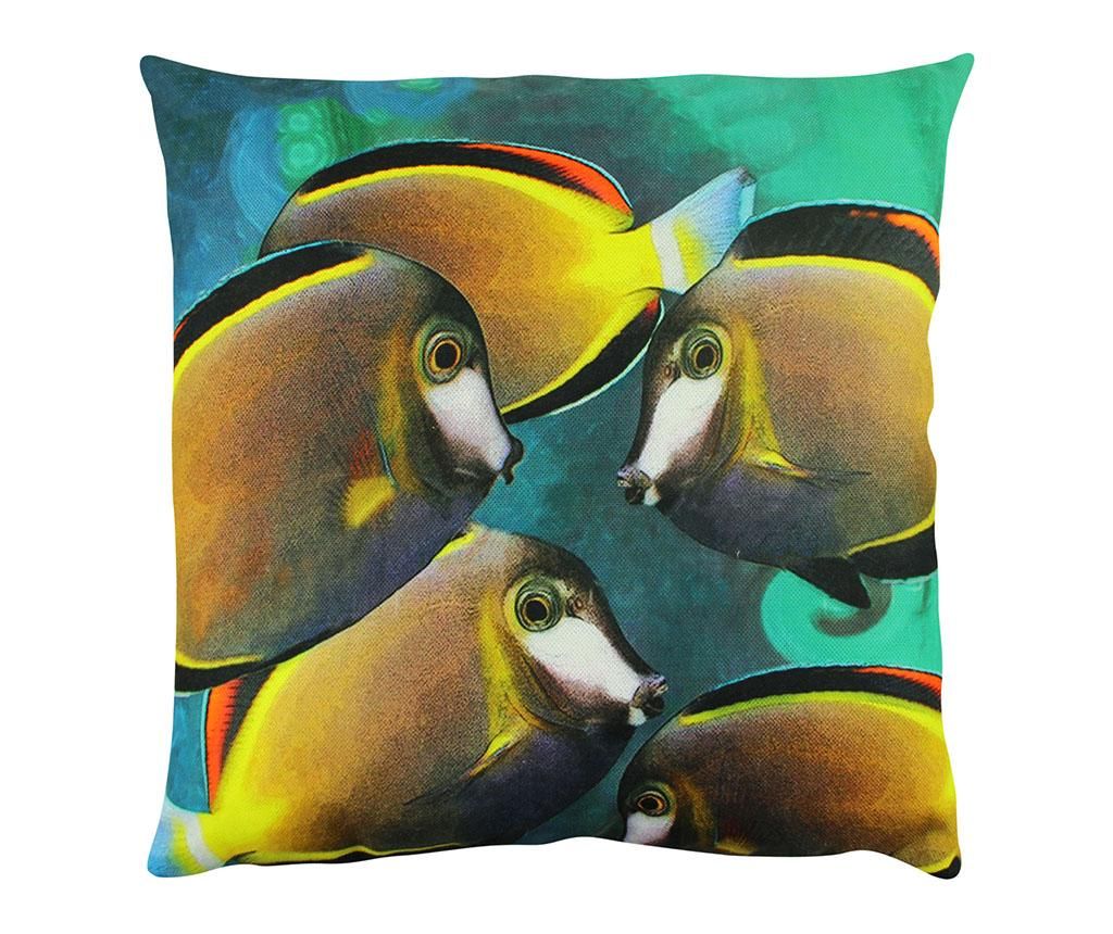 Perna decorativa Fishes 43x43 cm