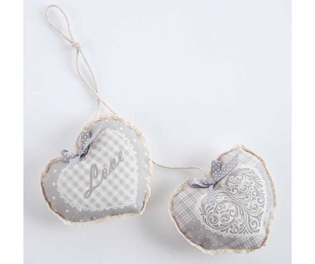 Set 2 decoratiuni suspendabile Love