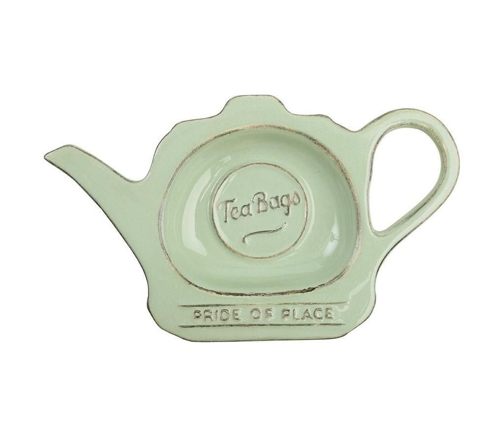 Suport pentru pliculete de ceai Pride Green - T&G Woodware, Verde imagine