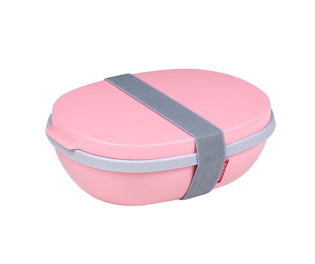 Cutie pentru pranz Ellipse Duo Light Pink 1.425 L