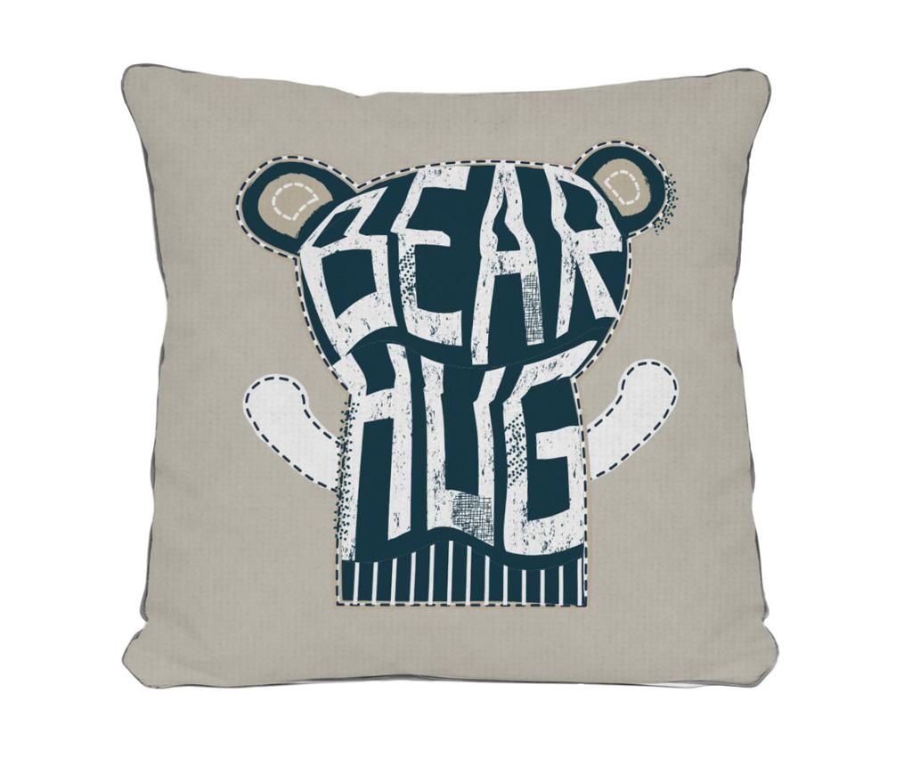 Perna decorativa Bear Hug 45×45 cm – The Wild Hug, Crem The Wild Hug