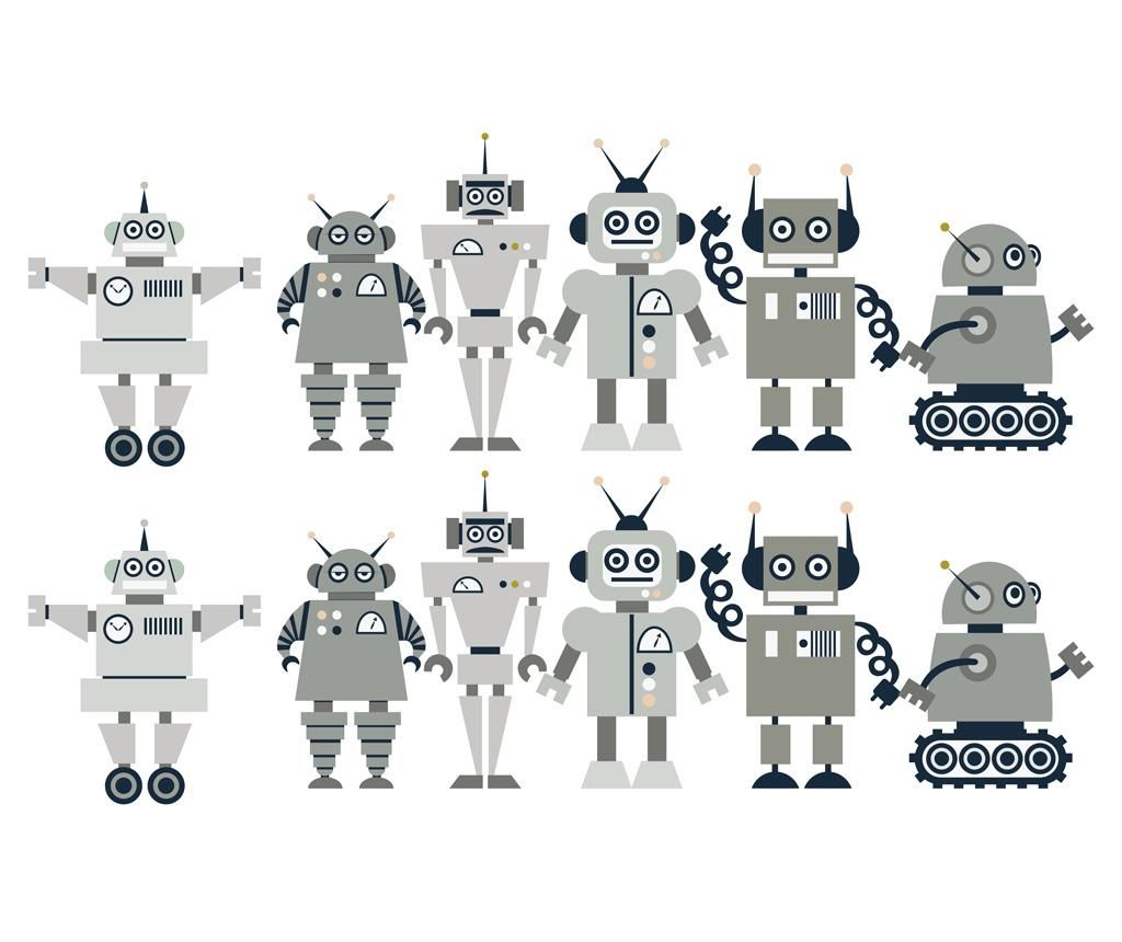 Set stickere Robots – The Wild Hug