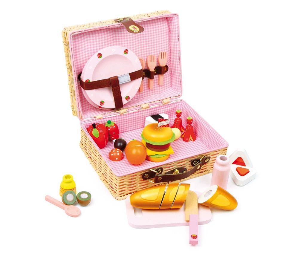 Set cos pentru picnic de jucarie si accesorii Teatime