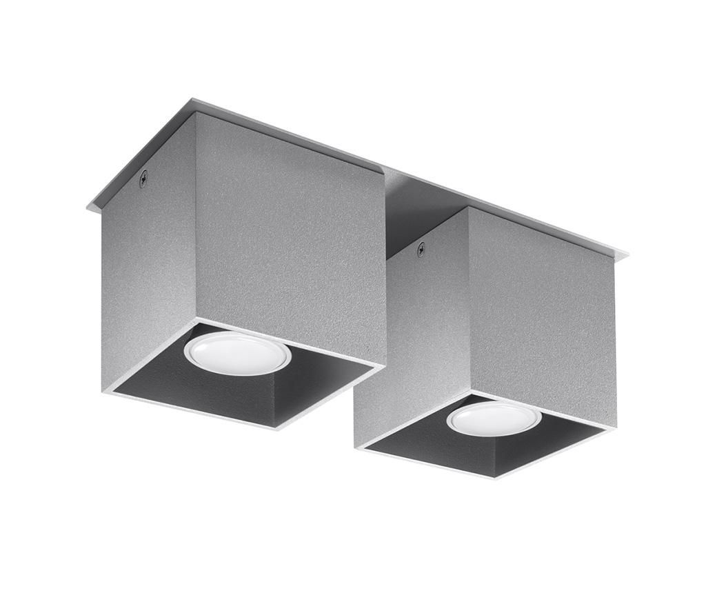 Plafoniera Geo Grey - Nice Lamps, Gri & Argintiu