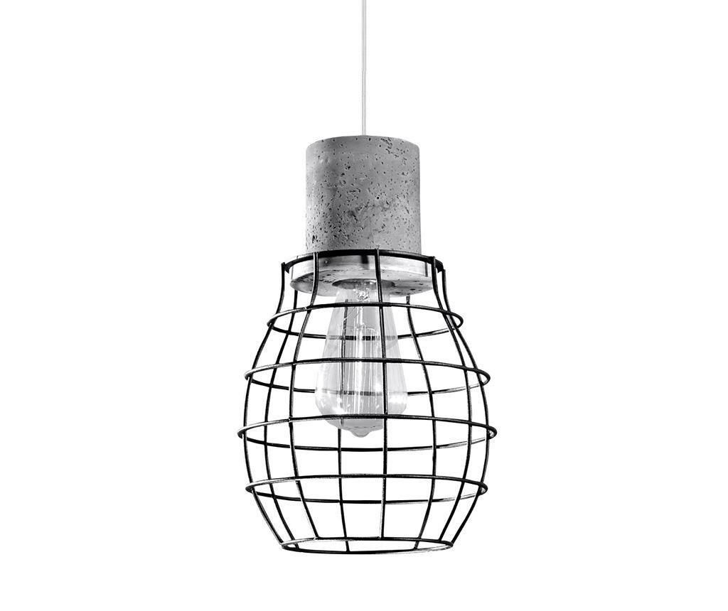 Lustra Valerio Black Grey - Nice Lamps, Gri & Argintiu,Negru