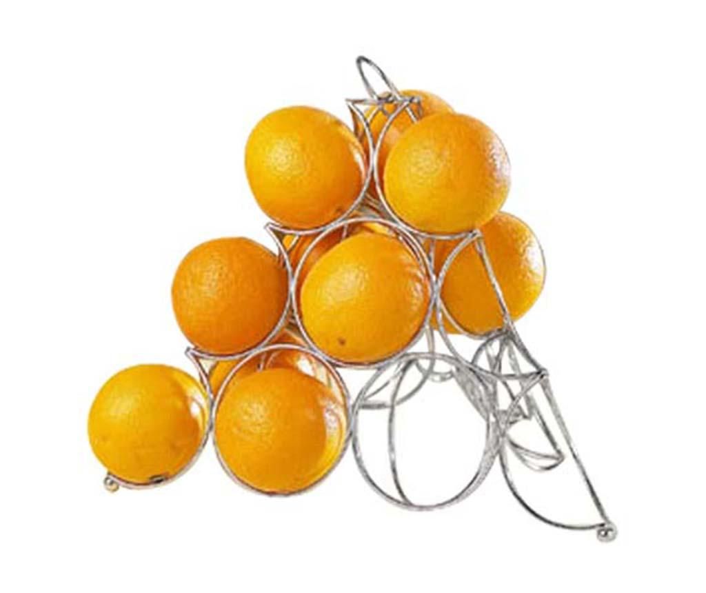 Fructiera Cosy & Trendy, Orange Drink, aluminiu cromat, 27x32x32 cm – Cosy & Trendy, Gri & Argintiu Cosy & Trendy imagine 2022