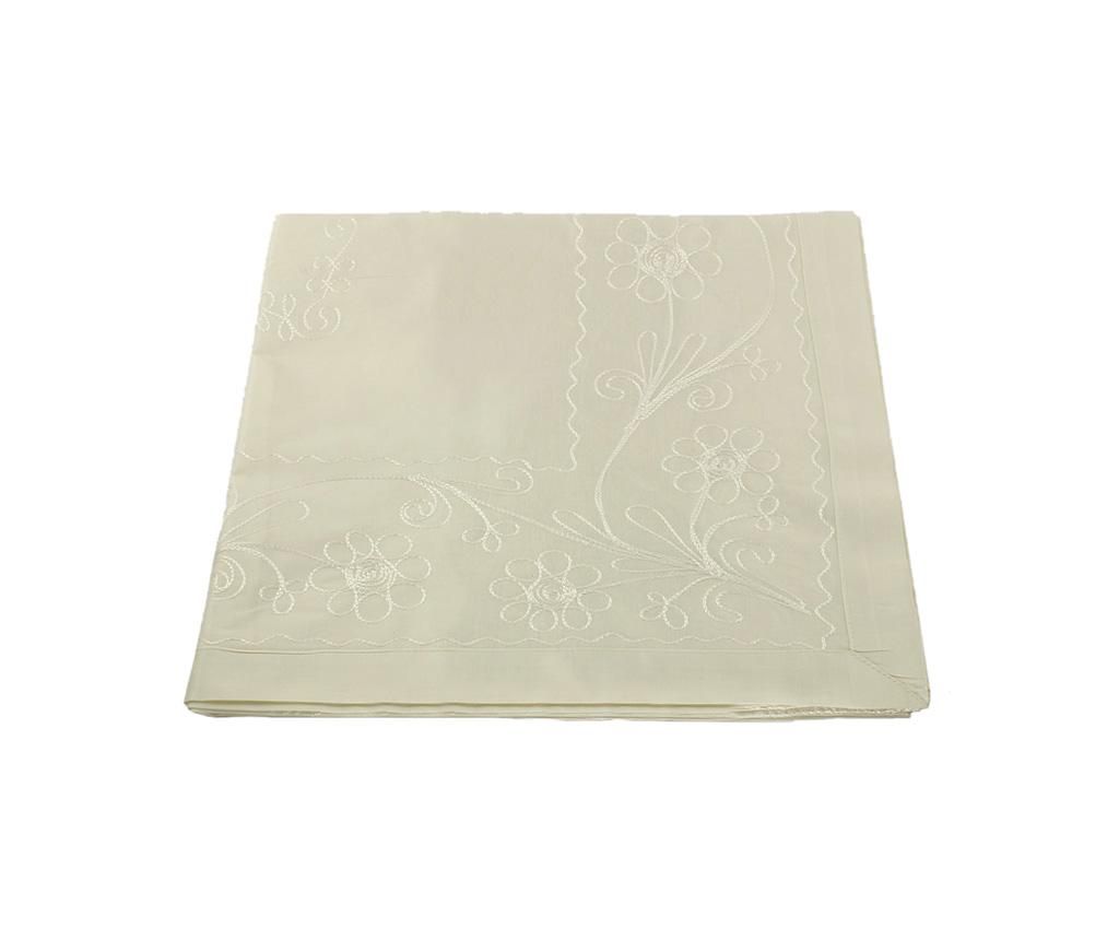 Fata de masa Ilia Silk 90x90 cm - Yukseller, Crem