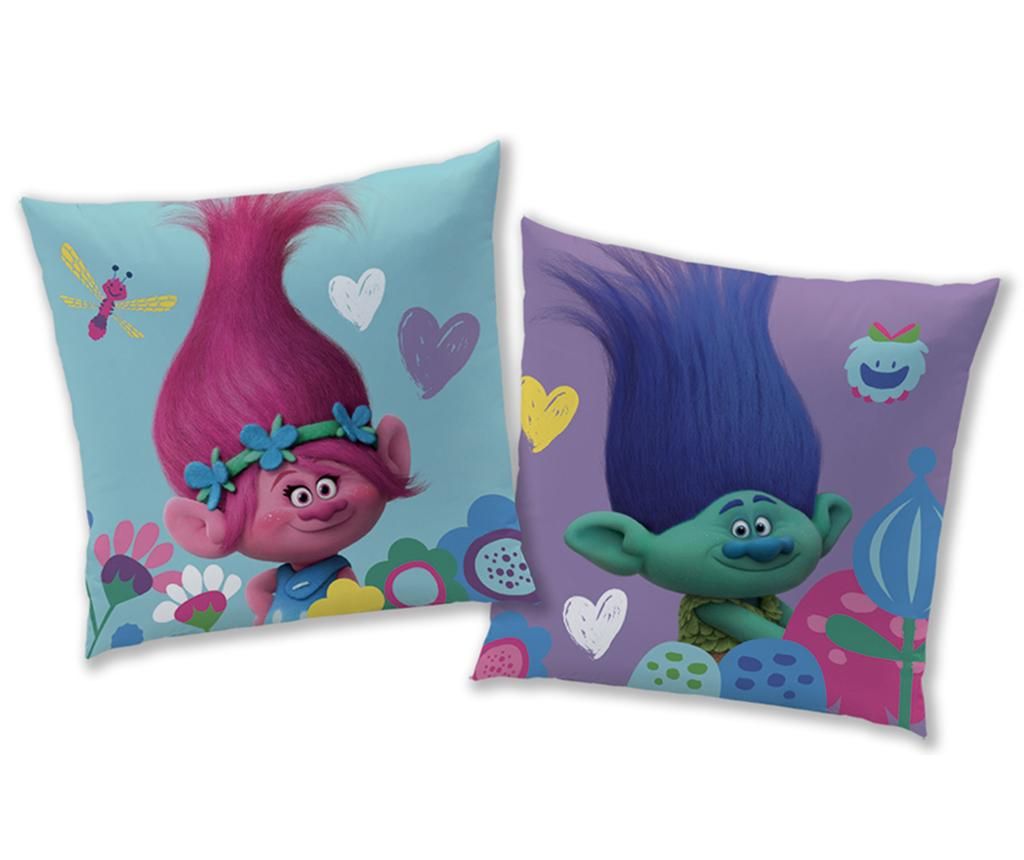 Perna decorativa Funny Trolls 40x40 cm