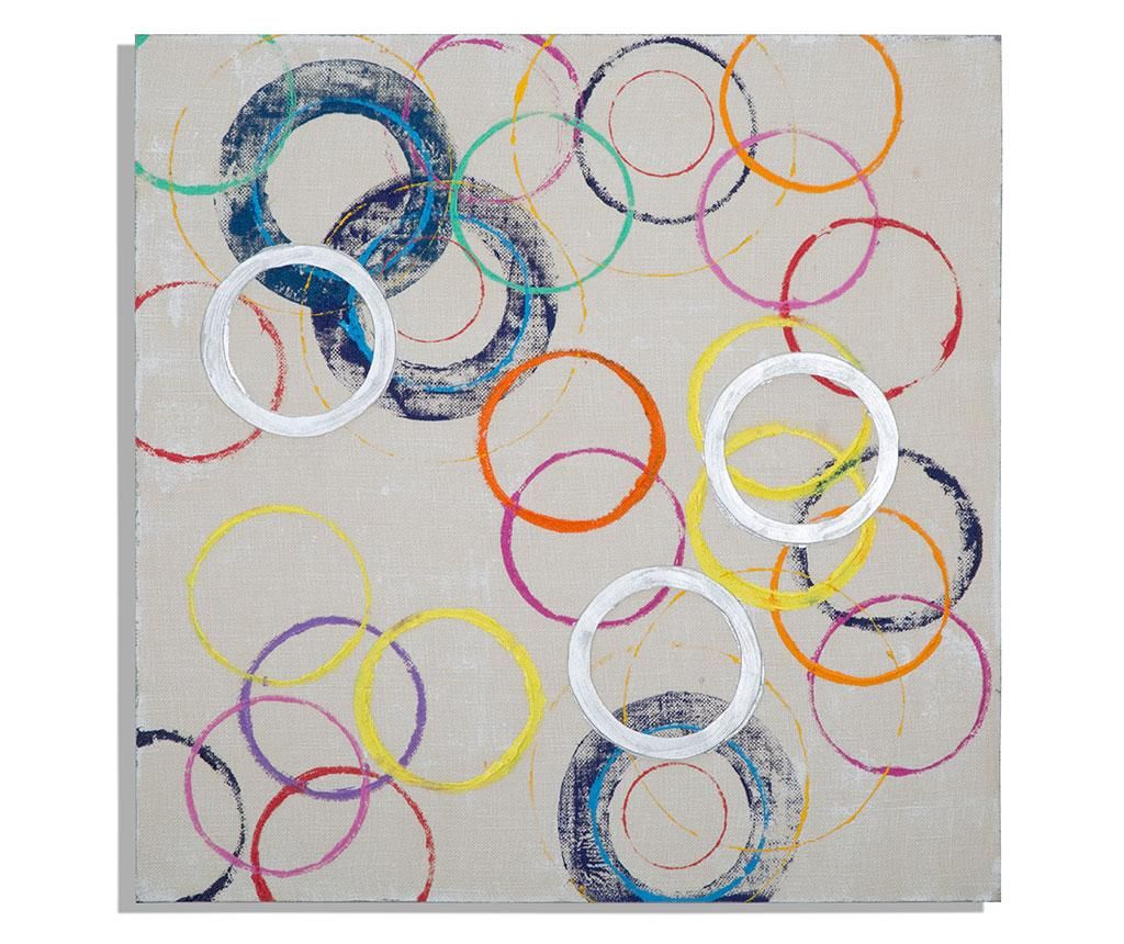 Tablou Circles – Mauro Ferretti, Multicolor Mauro Ferretti