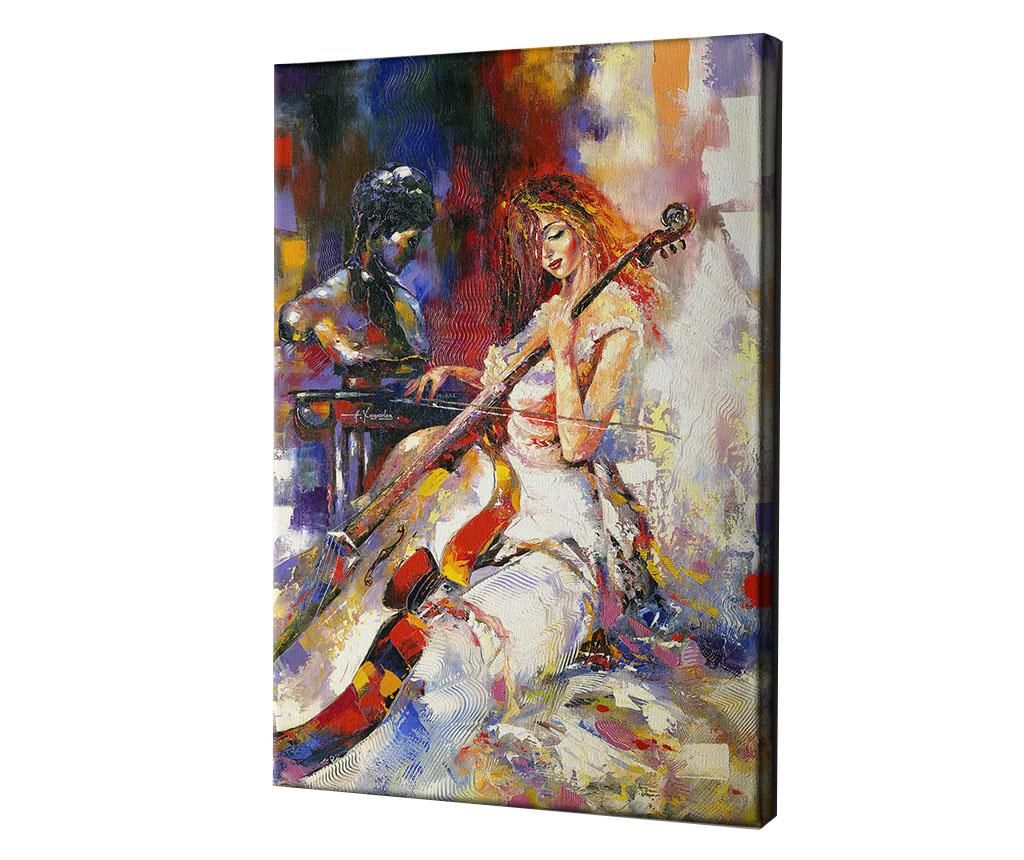 Tablou Cello 40x60 cm - CASBERG, Multicolor