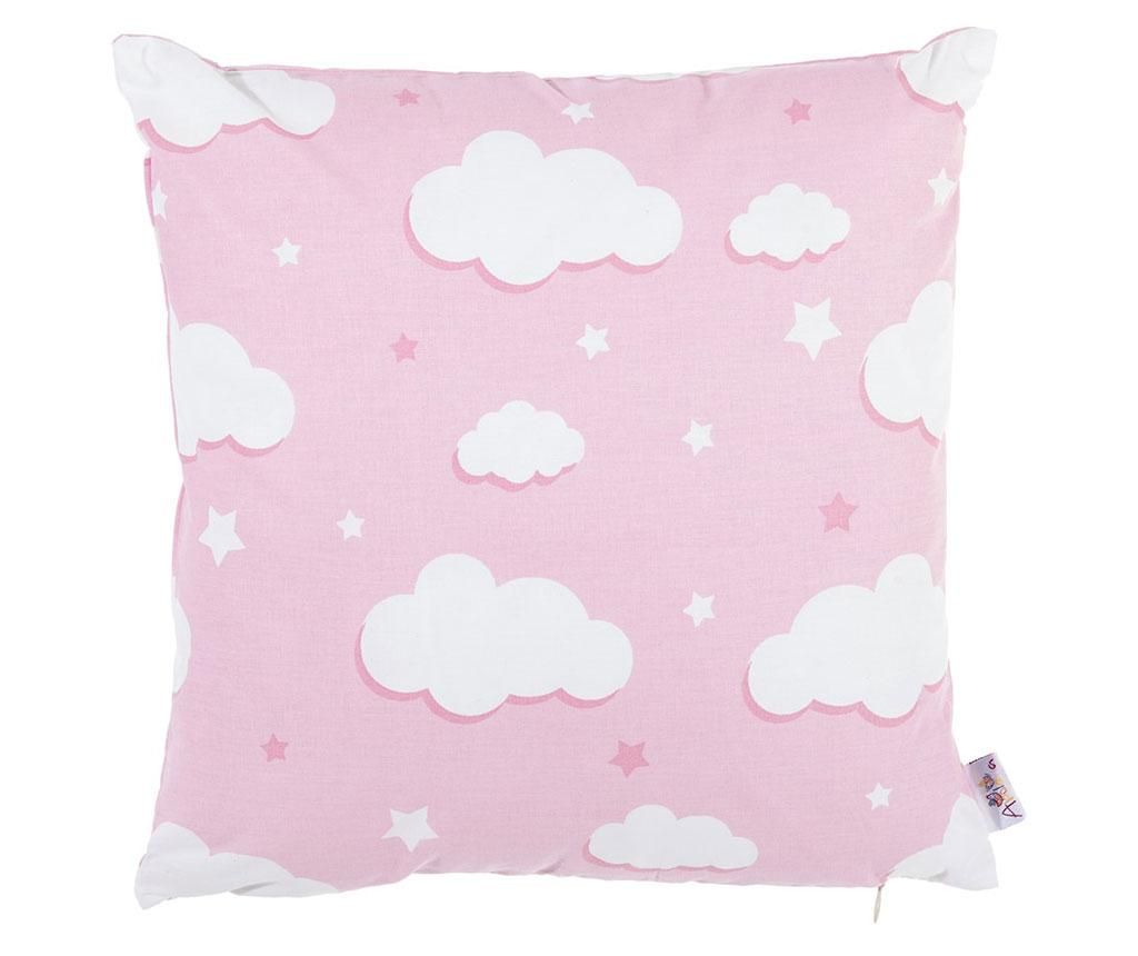 Fata de perna Clouds Pink 35x35 cm