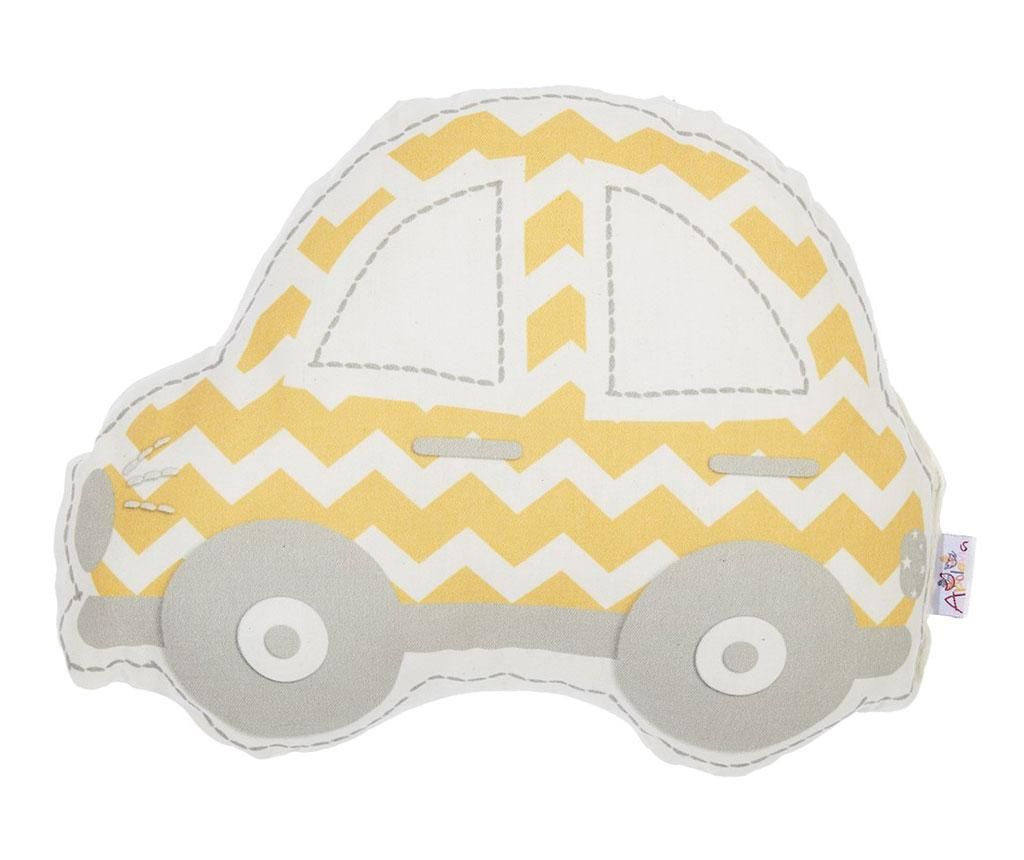 Perna decorativa Car Yellow 25x32 cm