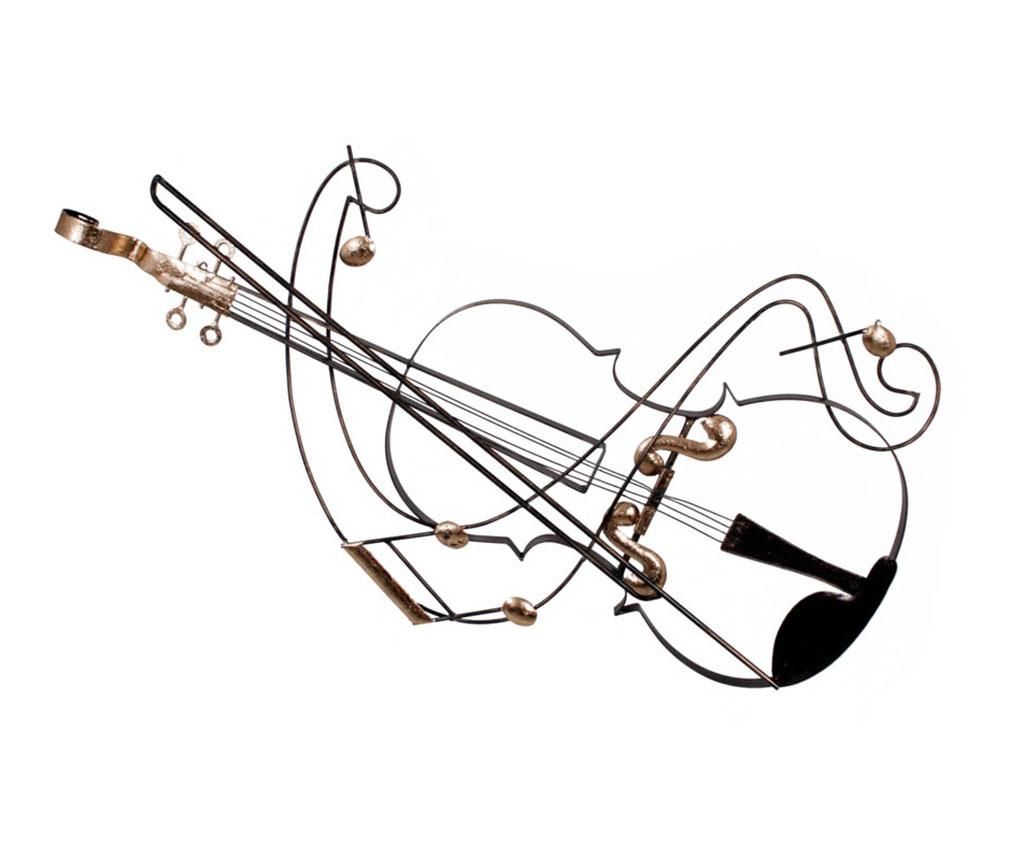 Decoratiune de perete Beaux Arts Violin - Socadis, Gri & Argintiu