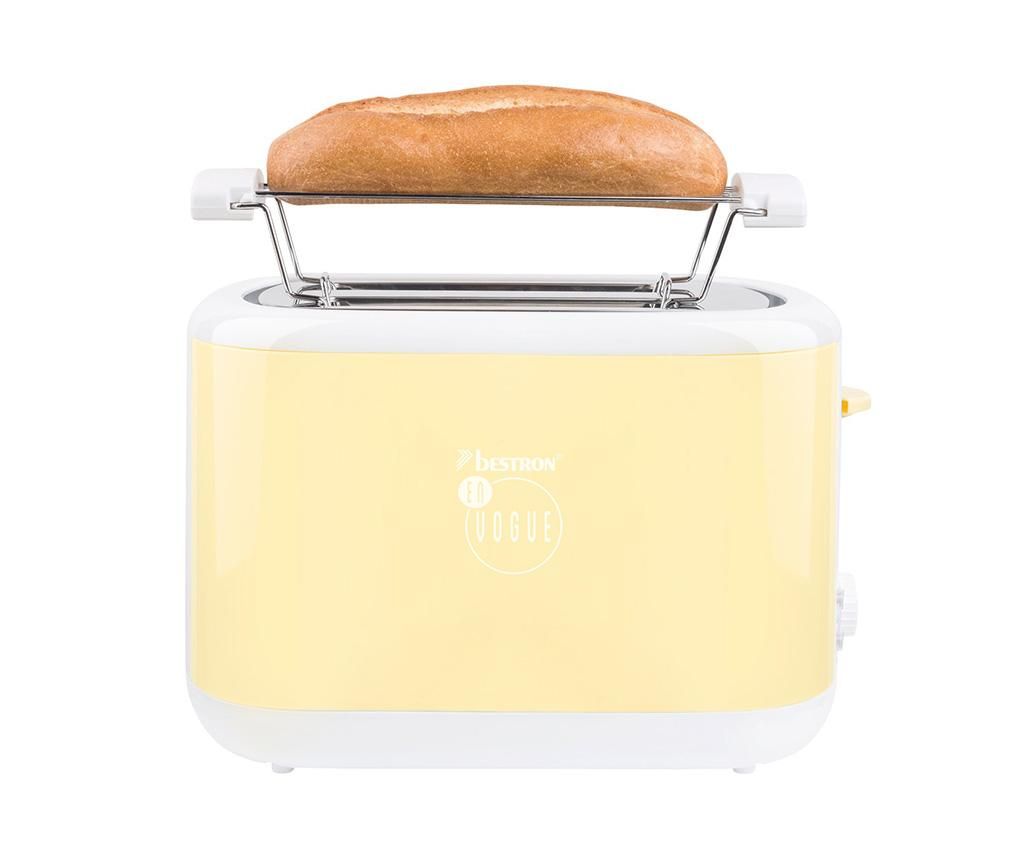 Prajitor de paine Vogue Vanilla - Bestron, Galben & Auriu