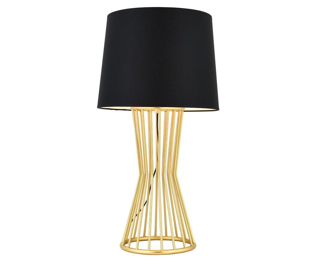 Lampa Avonni, Lisa, fier, 35x35x67 cm - Avonni, Galben & Auriu,Negru