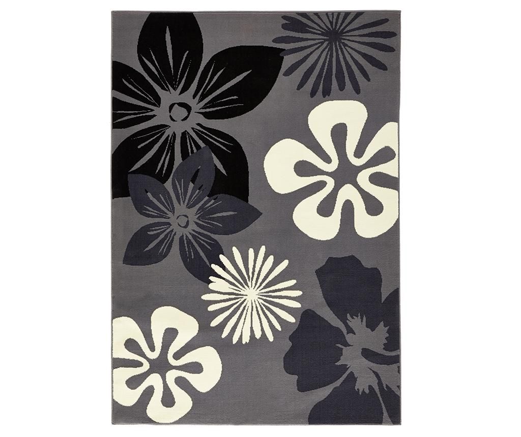 Covor Flowers Grey 80x150 cm