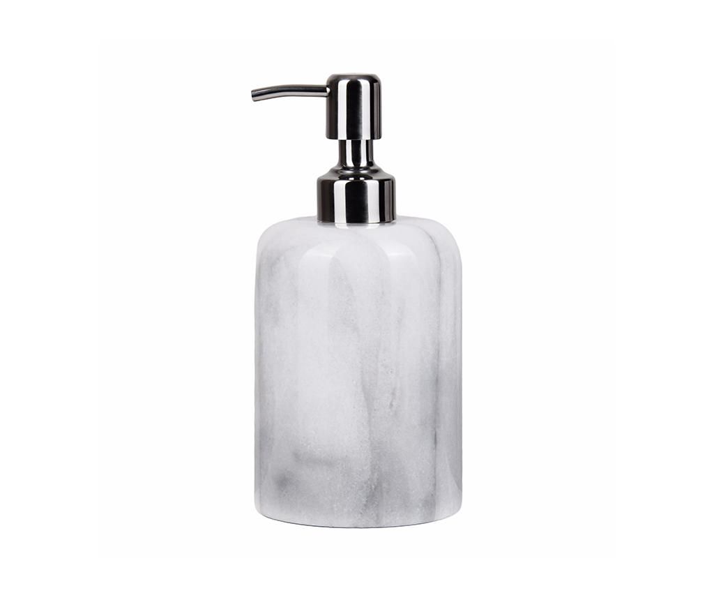 Dispenser sapun lichid Gloss Marble White 200 ml - Houseproud, Alb