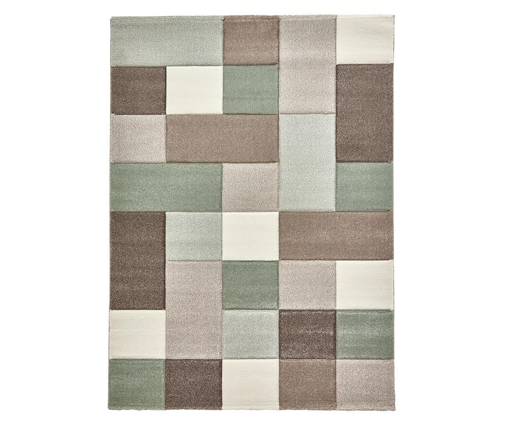 Covor Brooklyn Sky Green 120x170 cm - Think Rugs, Crem,Verde