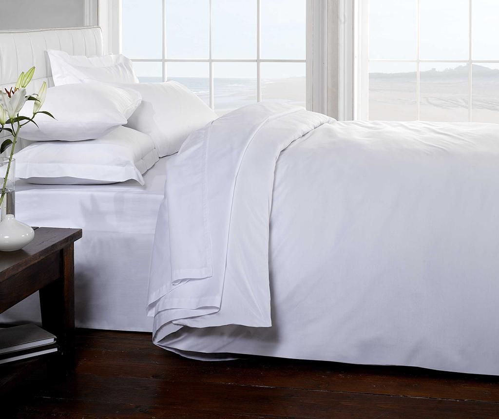 Cearsaf de pat cu elastic Amber 140×200 cm DecoKing, bumbac, lila – DecoKing, Mov DecoKing