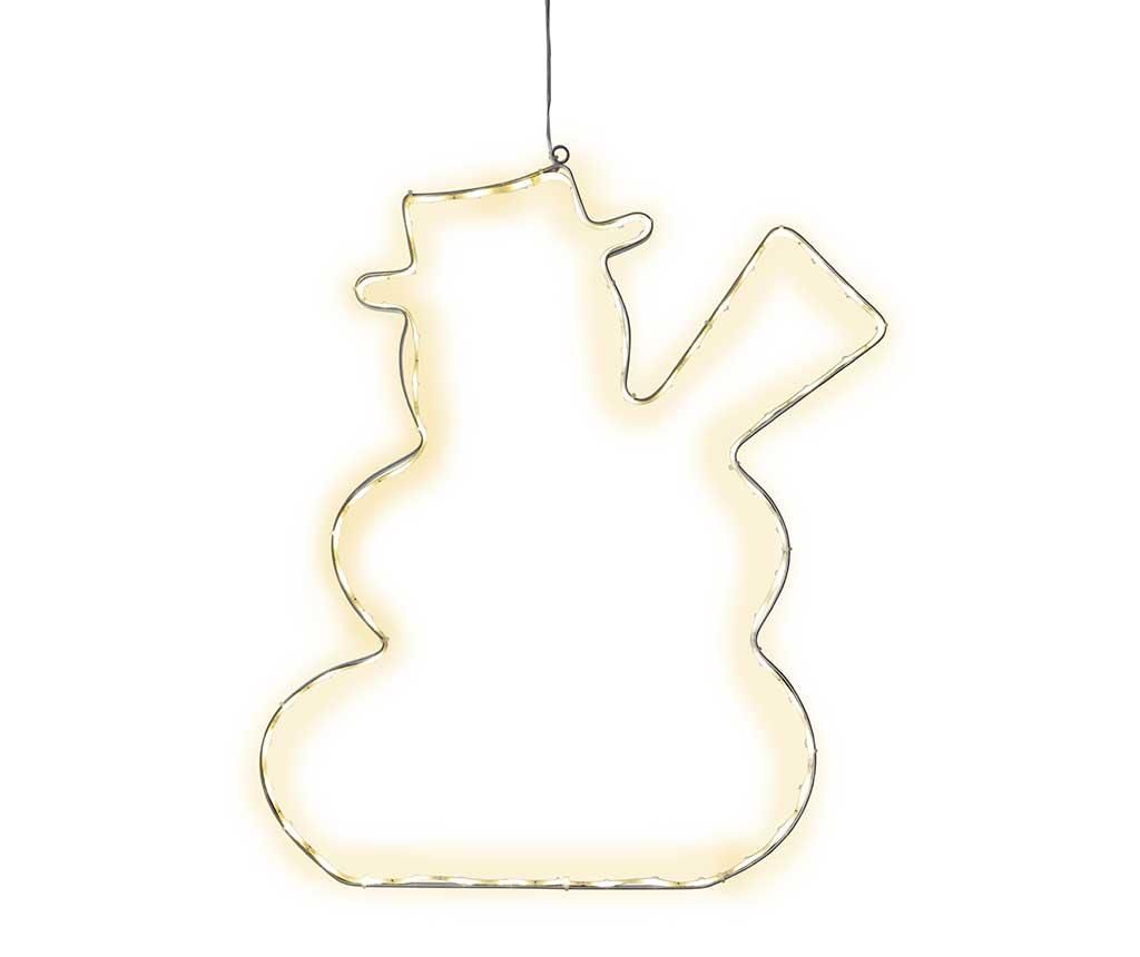 Decoratiune luminoasa suspendabila pentru exterior Snowman Lumin – Best Season Best Season